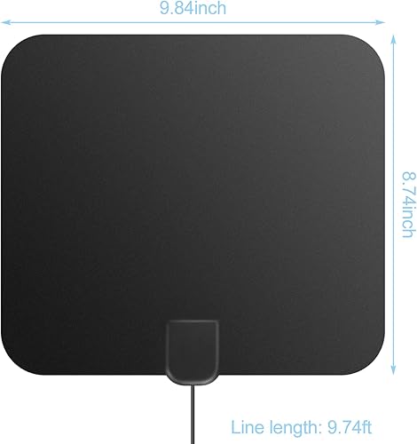 Miniatura 4 de Antena de TV digital HD amplificada de largo alcance de más de 250 millas - Compatible con 1080p para el modelo de TV Samsung Serif QLED 4K -