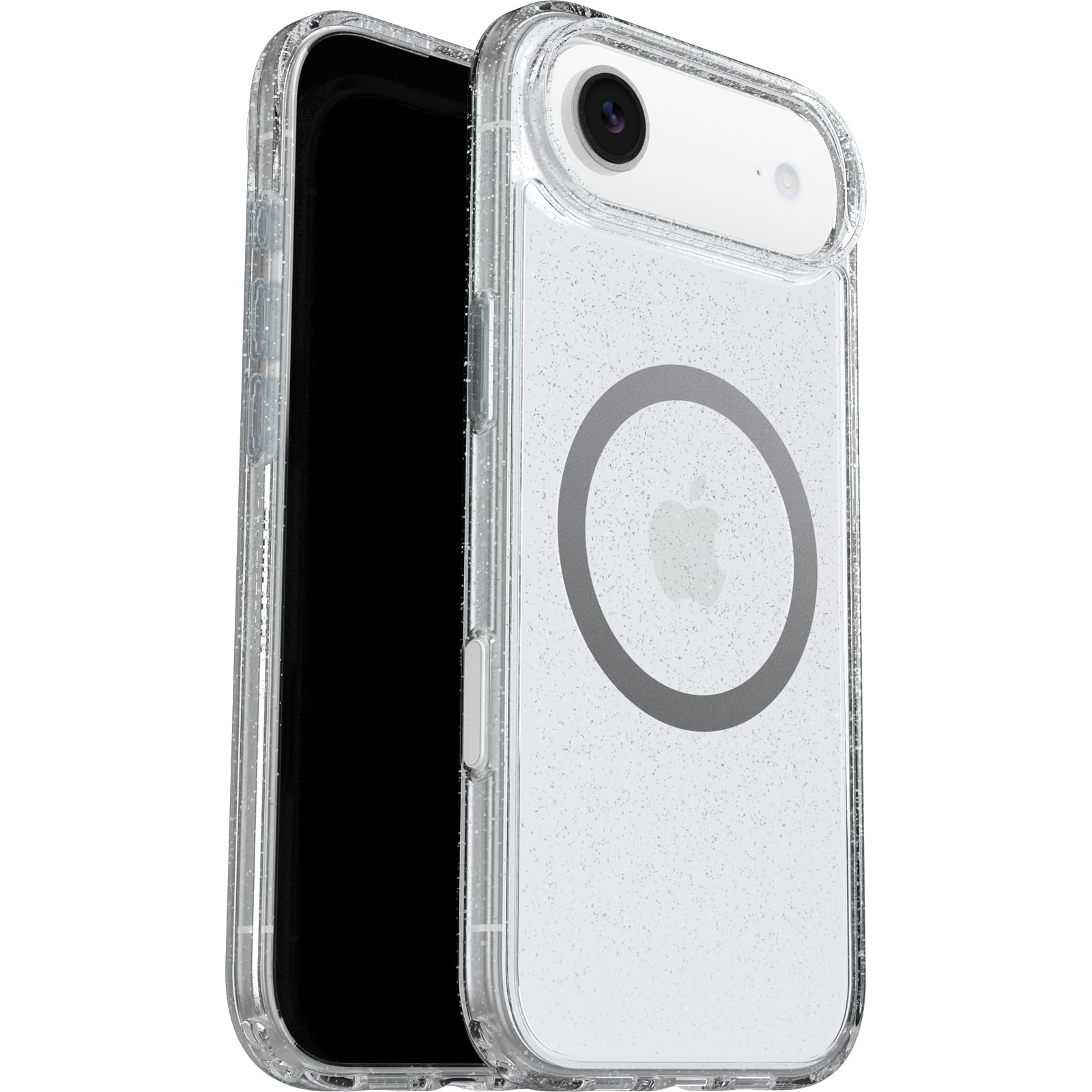 OtterBox Funda Transparente para iPhone 17 Air Symmetry Series - Carcasa de Silicona con Purpurina ultradelgada y Elegante