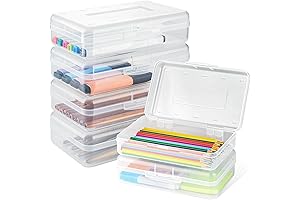 MaxGear Clear School Box: Organize with Clarity
