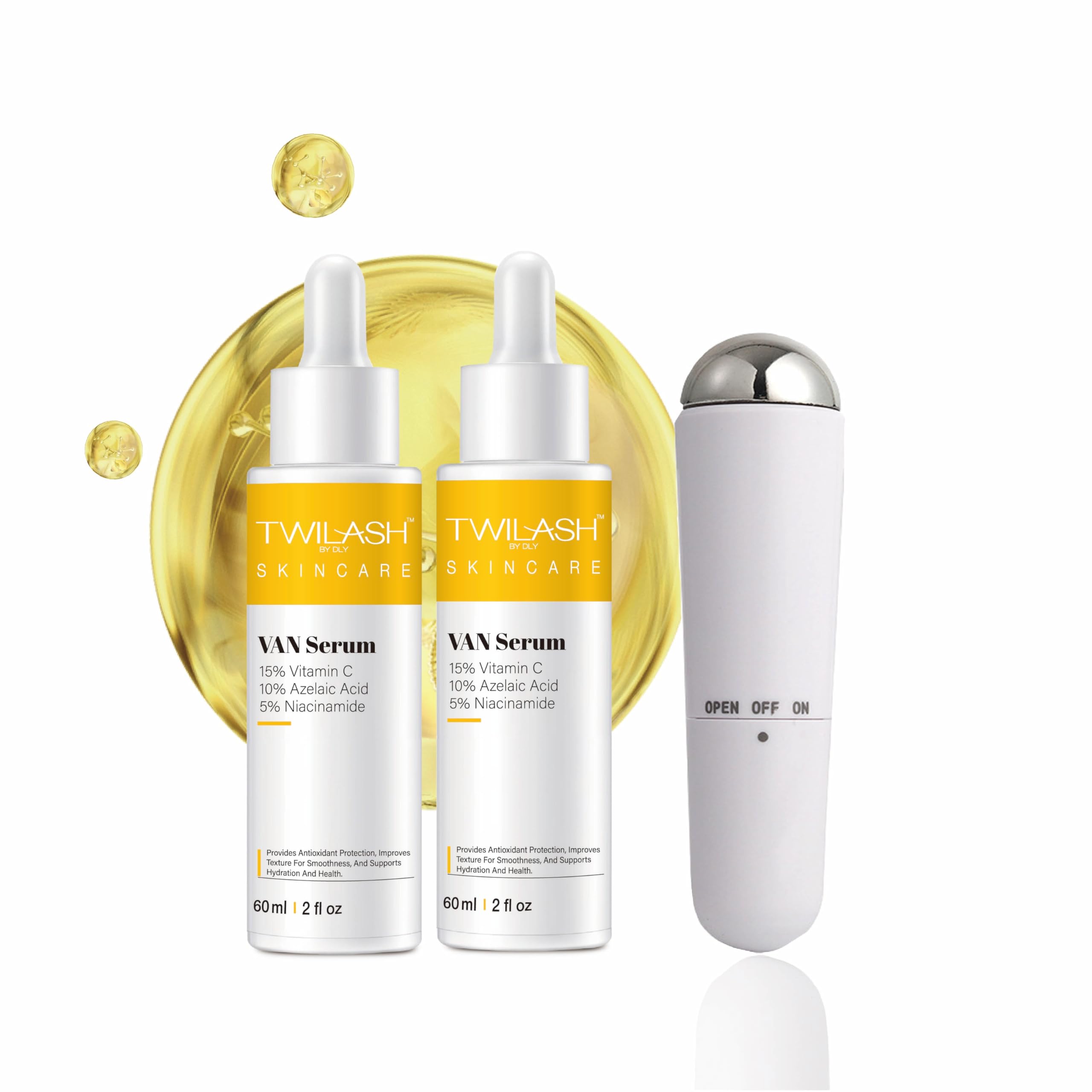 Amazon.com: VAN Serum 2-Pack (60ml Each) – 15% Vitamin C, 10