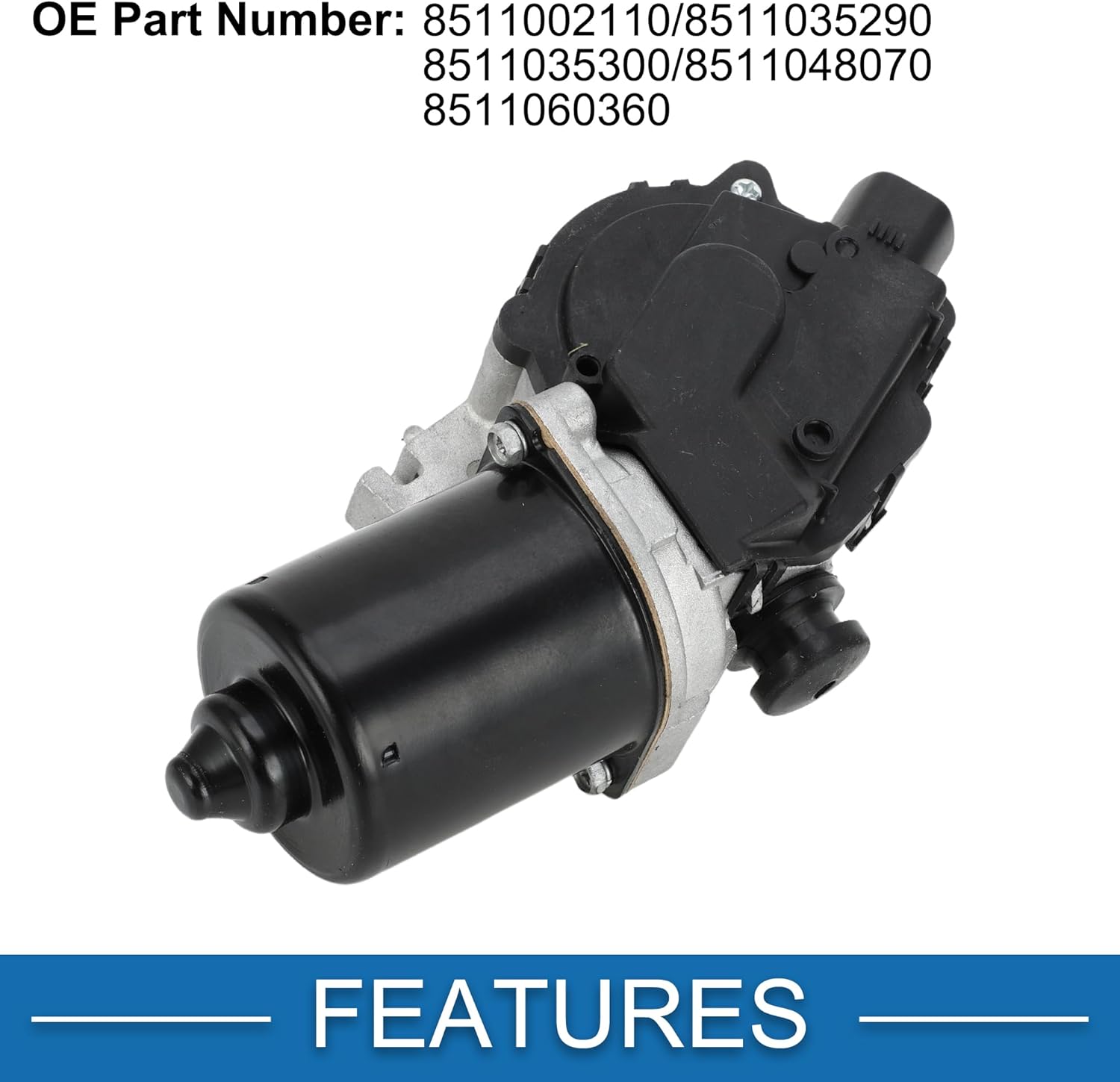 Front Windshield Wiper Motor No.8511002110/8511035290 Windscreen Wiper Motor for Lexus GX470 for Toyota 4Runner Corolla Matrix for Pontiac Vibe 5 Pin