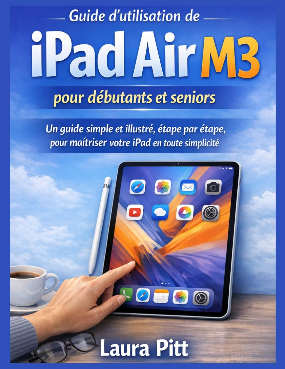 Guide d'utilisation de l'iPad Air M3 pour débutants et seniors: Un guide simple et illustré, étape par étape, pour maîtriser votre iPad en toute simplicité