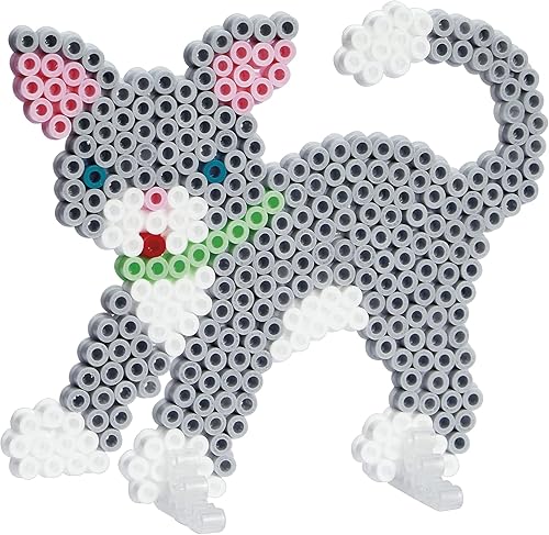 Miniatura 3 de Hama - Box Dog and cat - 2000 beads and 2 plates - Iron on beads size Midi - Creative activities