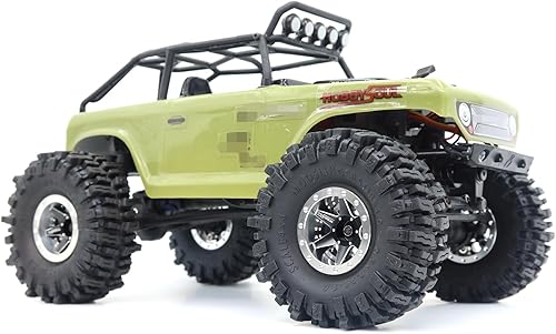 Miniatura 5 de HOBBYSOUL 1.0 Neumáticos de 2.520 x 0.984 in 1.0 Neumáticos de lodo Slingers Super Soft Sticky 1.0 Neumático de oruga para RC 118 TRX4M 124 SCX24