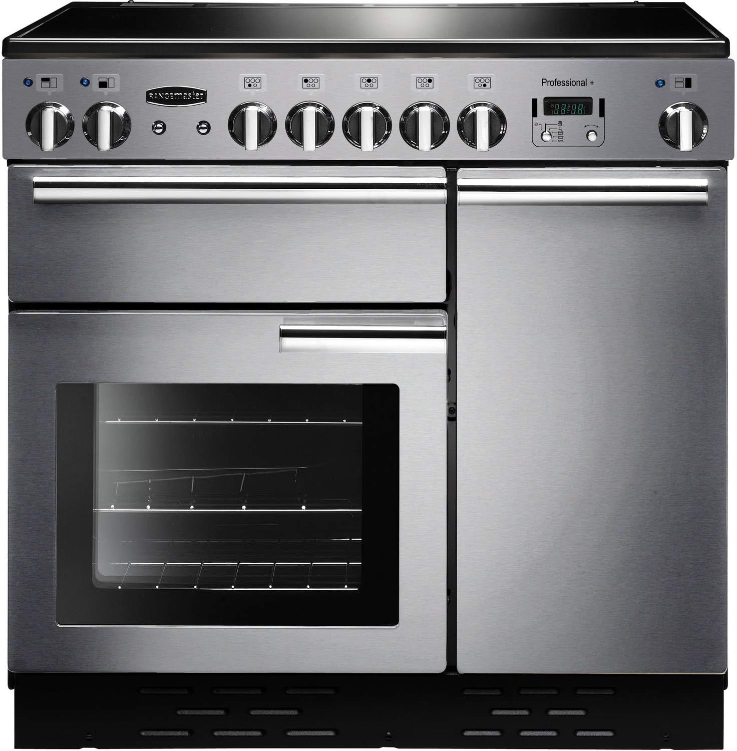 Rangemaster PROP90EISS/C Freestanding A Rated Electric Range Cooker -Stainless Steel