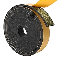 Vista 17 de DGSL Hoja de goma de neopreno autoadhesiva, 1 pulgada de ancho x 1/8 pulgadas de grosor x 10 pies de largo, hojas de goma sólida, rollos y tiras