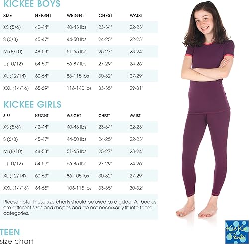 Miniatura 3 de KicKee Pants Conjunto de pijama estampado con camiseta de manga larga, pijama ajustada súper suave de bebé a niño