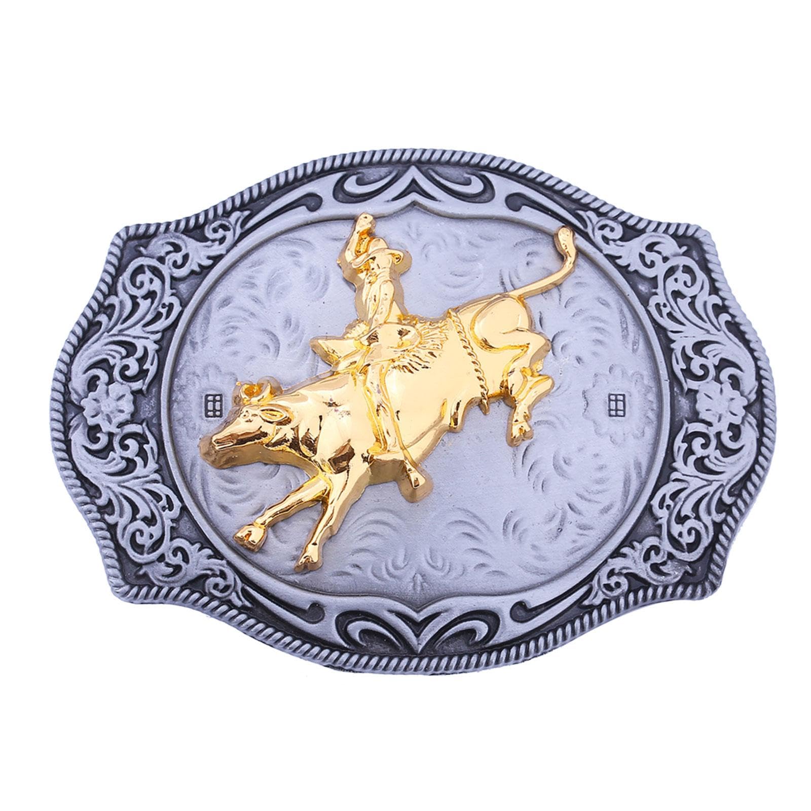 Cowboy Belt Buckle Engraved Cowboy Knight Punk Retro Style Jeans Belt Buckle-image-38