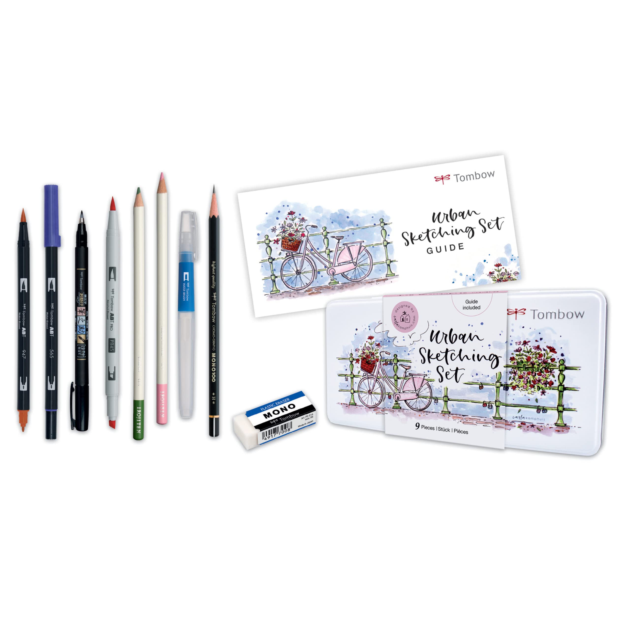 Amazon.com : Tombow Urban Sketching Set | 9 Creative