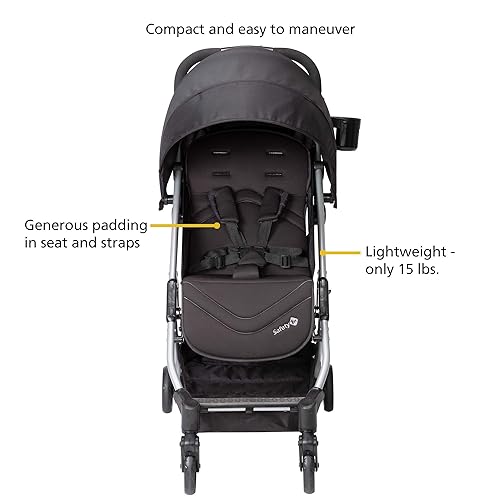 Miniatura 4 de Safety 1st Teeny Ultra Compact Stroller Black Magic Bahama Breeze, Black Magic, Kokomo