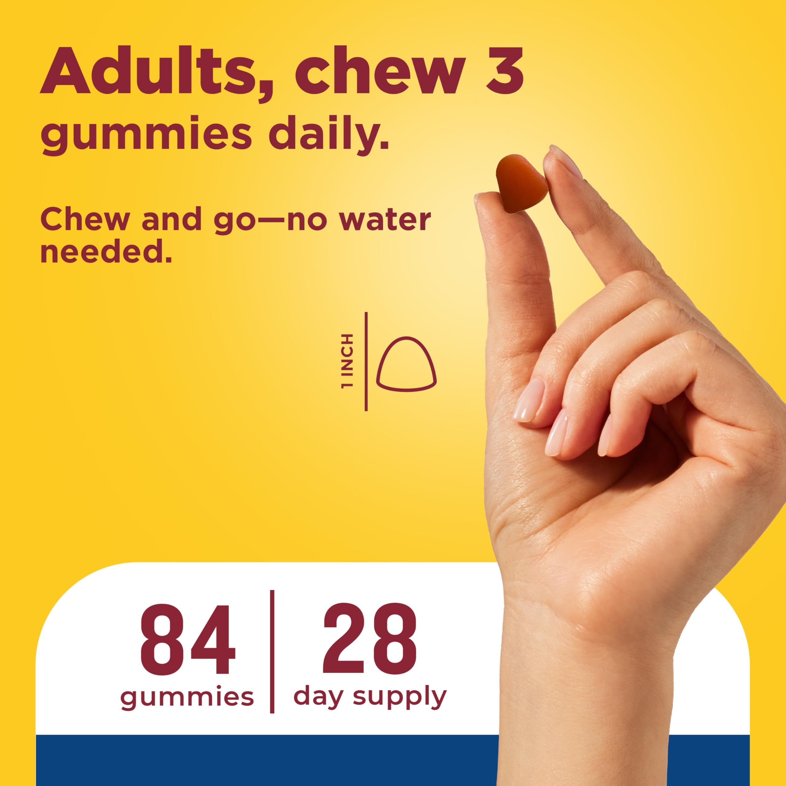 Nature Made Advanced Multivitamin Gummies 50+ for Men, 84 Multi Vitamins — Amazon image 5