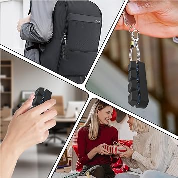 2Pcs Key Chains for Adults, Keyboard Fidget Keychains