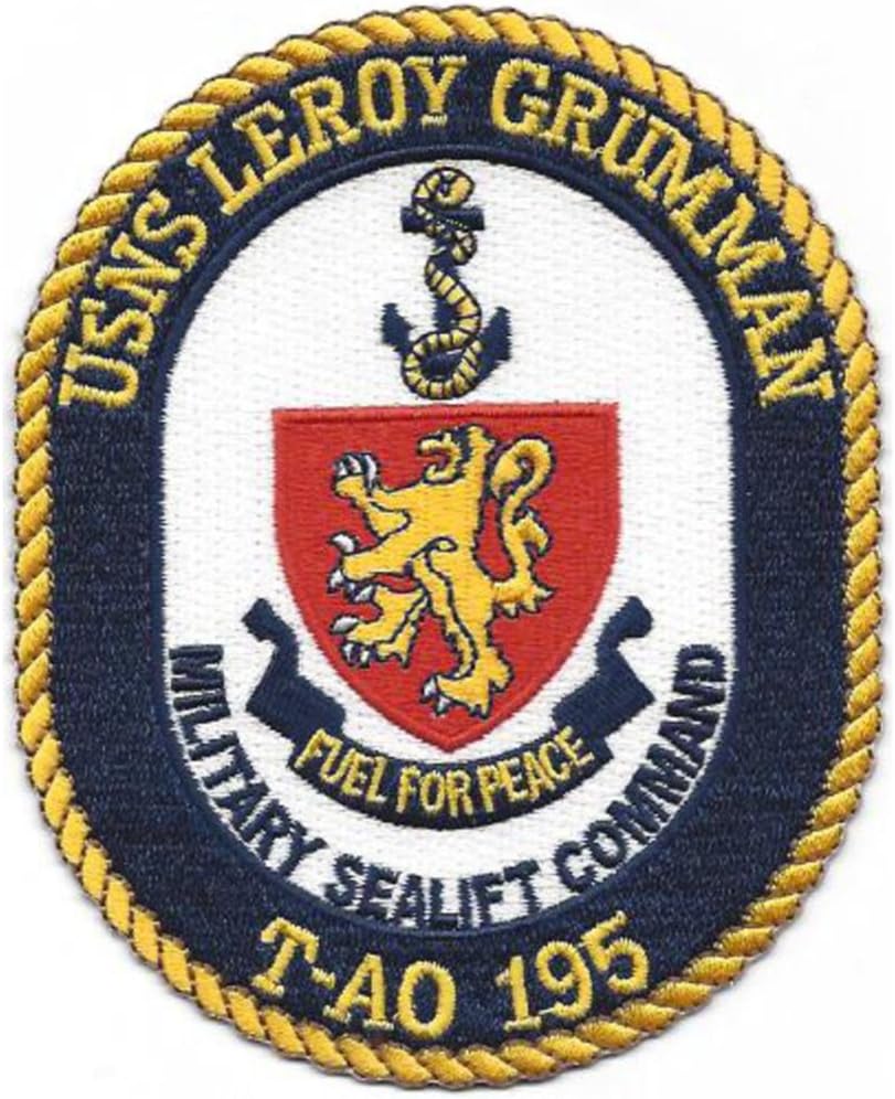 T-AO 195 USNS Leroy Grumman Patch