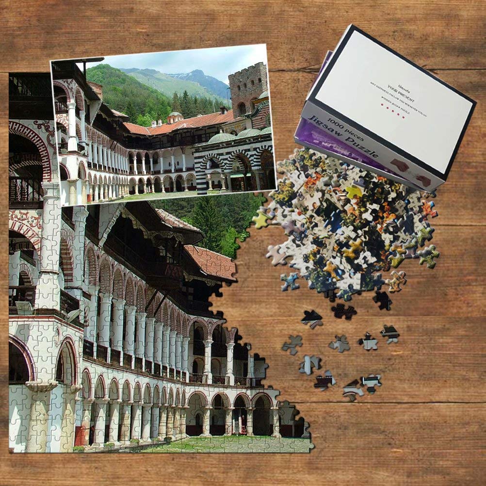 Rila-Kloster Puzzle 100 Teile - Bulgarien Puzzle Für Erwachsene & Familien