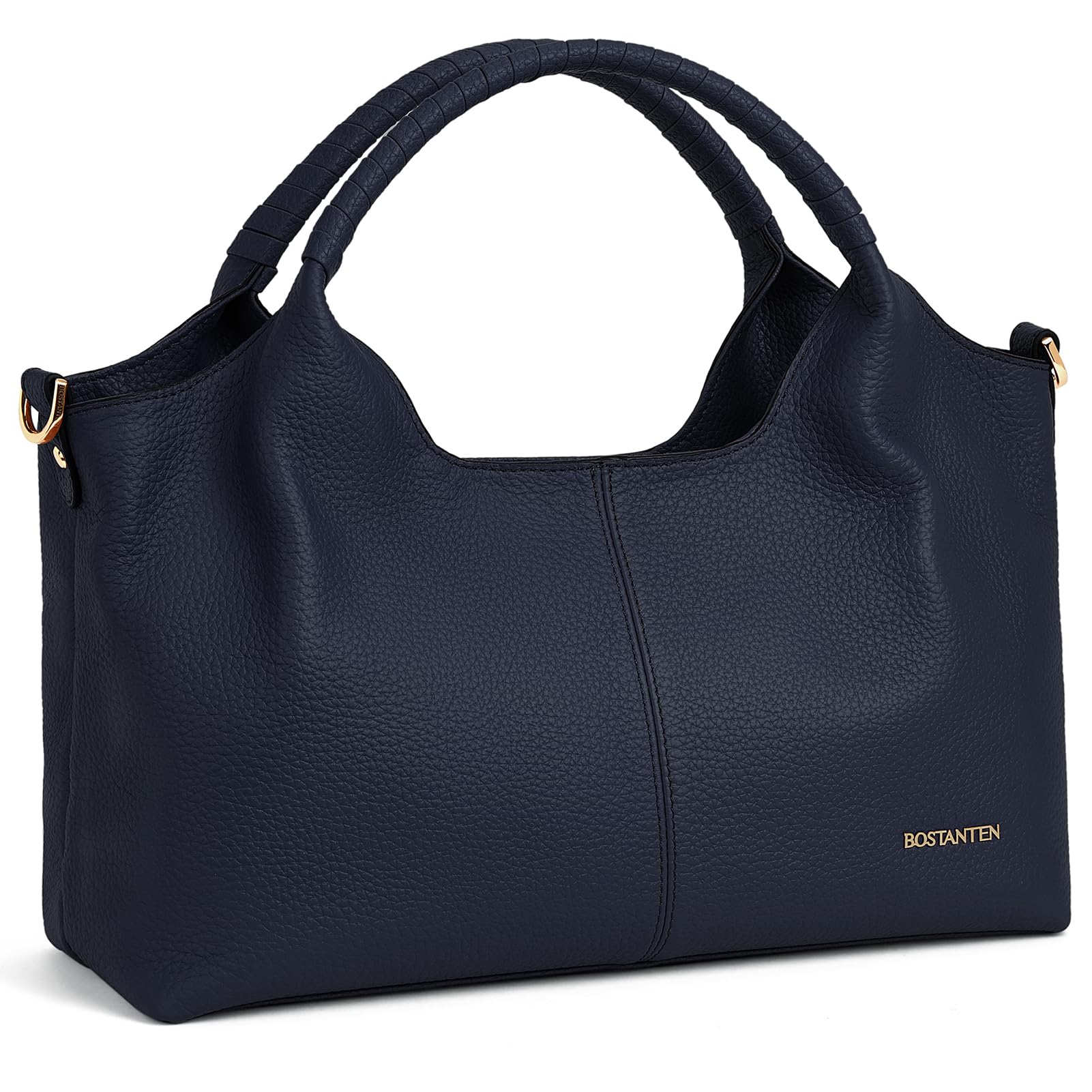 BOSTANTEN Genuine Leather Purses for Women Designer Handbags Crossbody Shoulder Bags Top Handle Satchel with Adjustable Strap