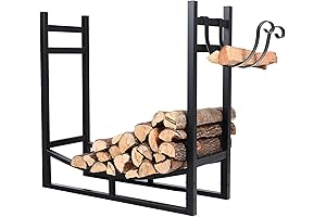 PHI VILLA Heavy Duty Firewood Rack Outdoor