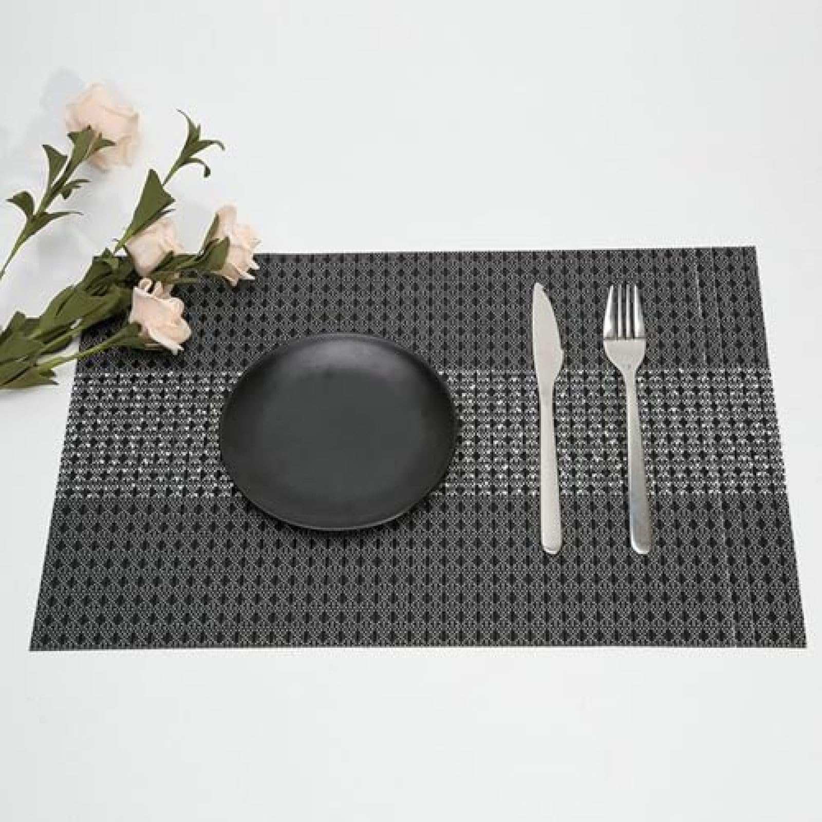 Set de table rectangulaire lavable pour éviter les taches et la chaleur
