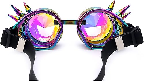 Miniatura 6 de Anteojos para fiesta con lentes de cristal diseño de caleidoscopioarco iris Entrega en 3-5 días