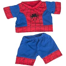 Spiderbear PJs Outfit Teddy Bear Clothes Fits Most 14" - 18" Build-a-Bear and Make Your Own Stuffed Animals