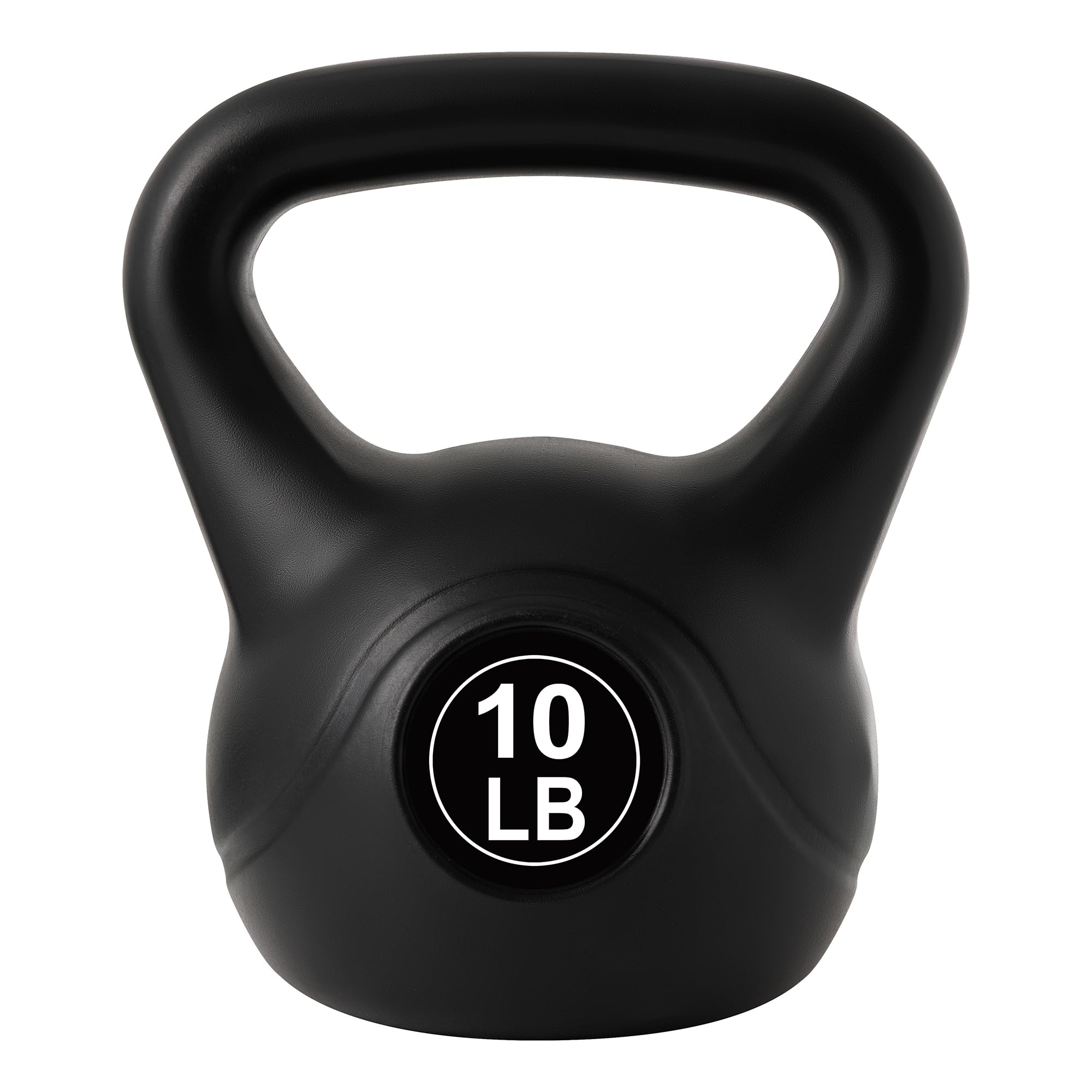 Photo 1 of ***STOCK IMAGE FOR REFERENCE***
ALTLER Vinyl Plastic Concrete Kettlebell 10-50LBS Safe Strength Training Kettlebell Anti-Slip Grip Weight for Home Workouts and Men/Women/Beginners