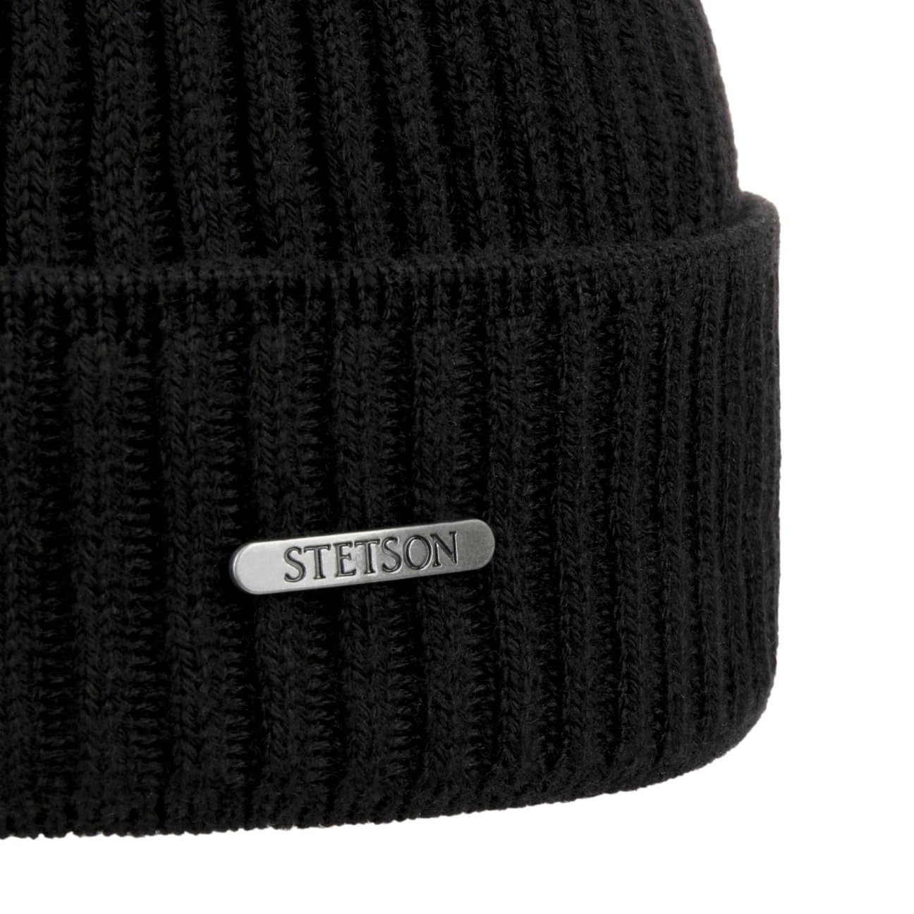 STETSON Parkman czapka dzianinowa z mankietem Wyprodukowano we Wloszech Unisex Jesien Zima