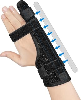 Pinky Finger Splint (M),Pinky Splint for Broken Finger,Trigger Finger Splint Hand Stabilizer Brace,Pinky Broken Finger Brace Support for Arthritis Tendonitis Injury Fit for Left Right Hand