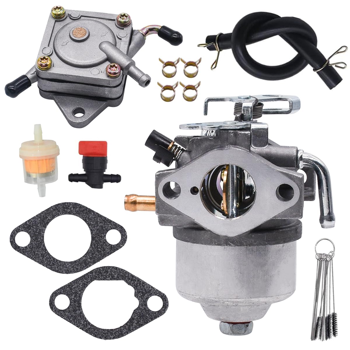AM122006 Carburetor Fit for John Deere 6X4 Worksite Gator Replaces PC2387 32429 32256 32414 32429 AM18740 AM121391 with Fuel Pump
