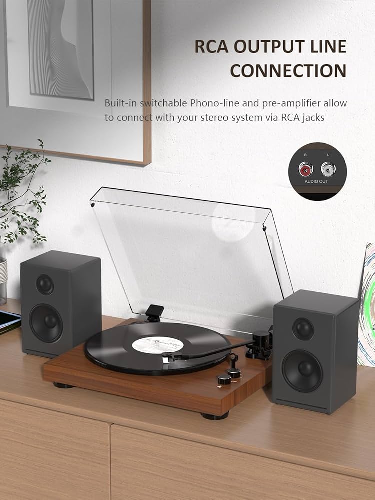 ★CEC 4SPEED STEREO TURNTABLE FR-250　50Hz TechPlay ODC26WD 3 Speed Retro Classic Turntable W/ CD