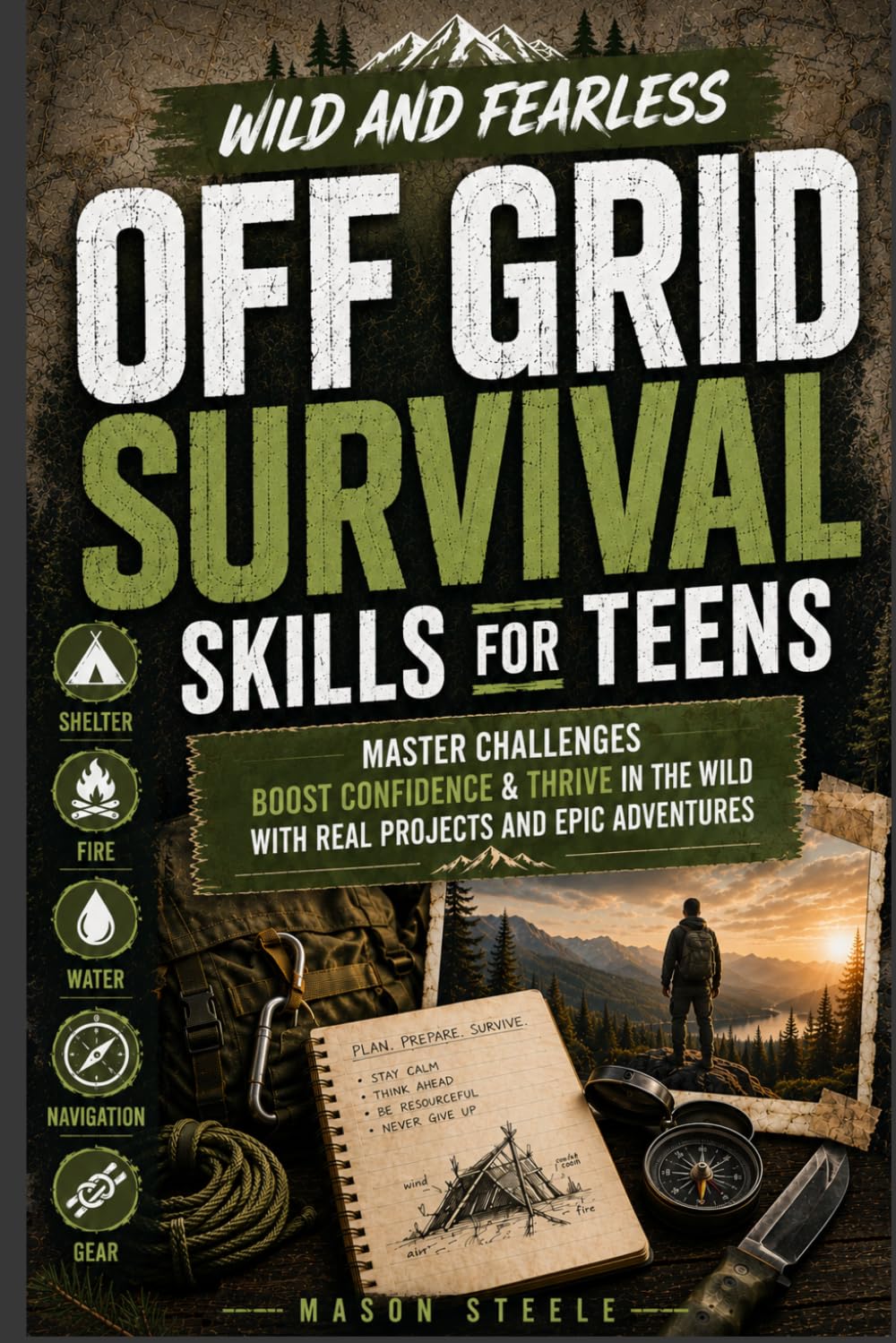 WILD AND FEARLESS OFF-GRID SURVIVAL SKILLS FOR TEENS: MASTER CHALLENGES, BOOST CONFIDENCE, AND THRIVE IN THE WILD WITH REAL PROJECTS AND EPIC ADVENTURES