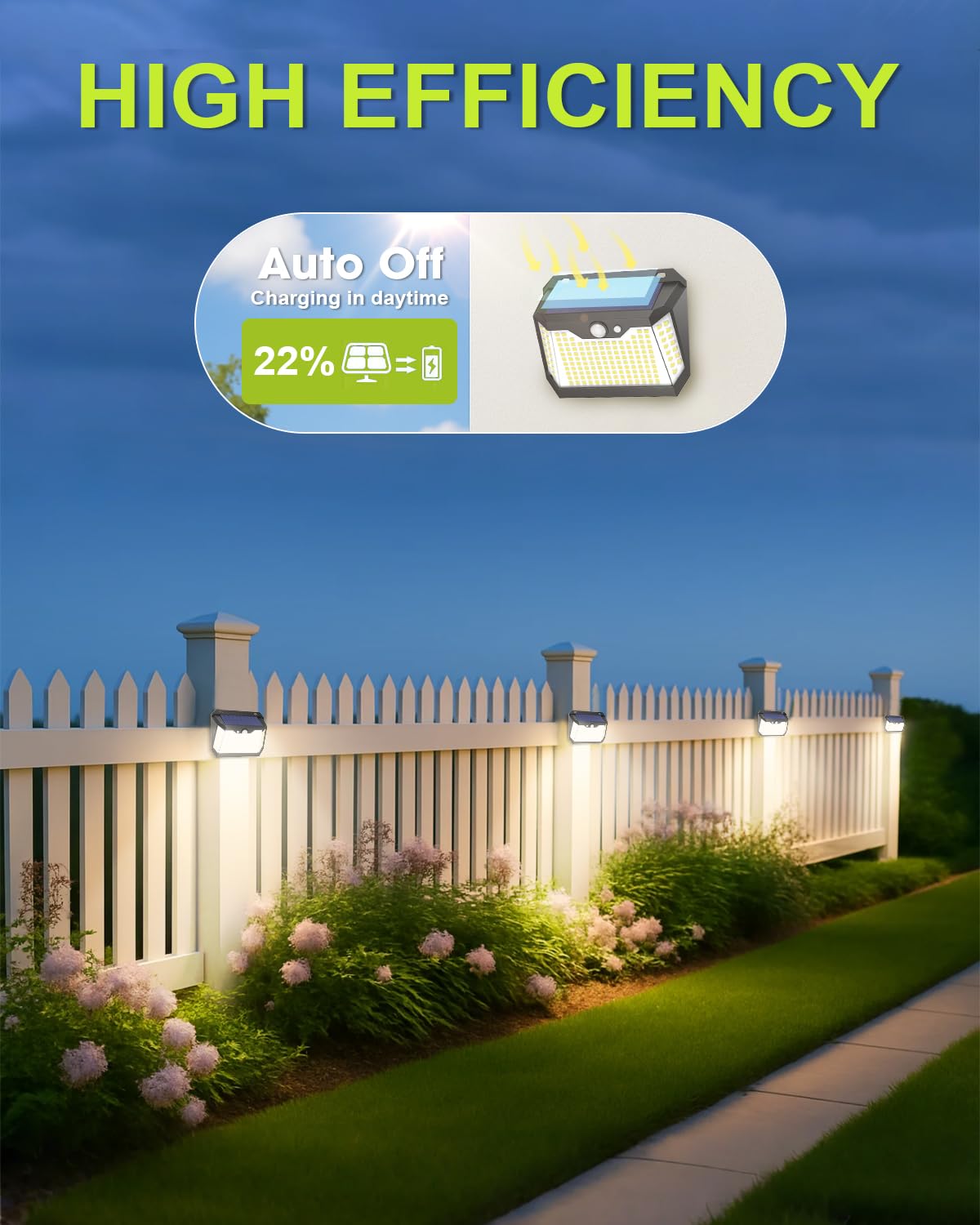 Philosun Solar Lights Outdoor Motion Sensor 3 Modes - Image 4