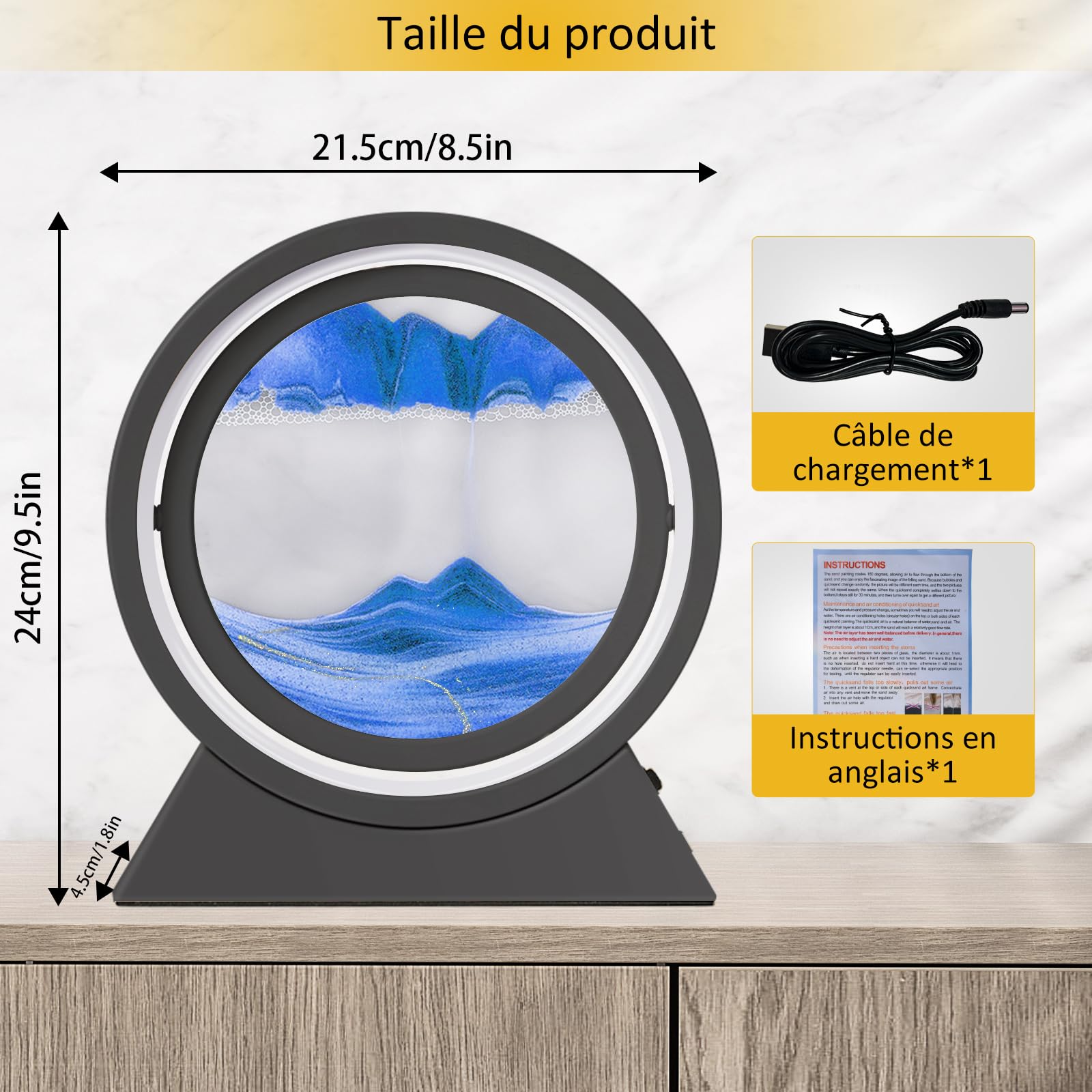 Lampe Sable Dynamique Peinture De Sable Qui Coule LampeLampe Sable