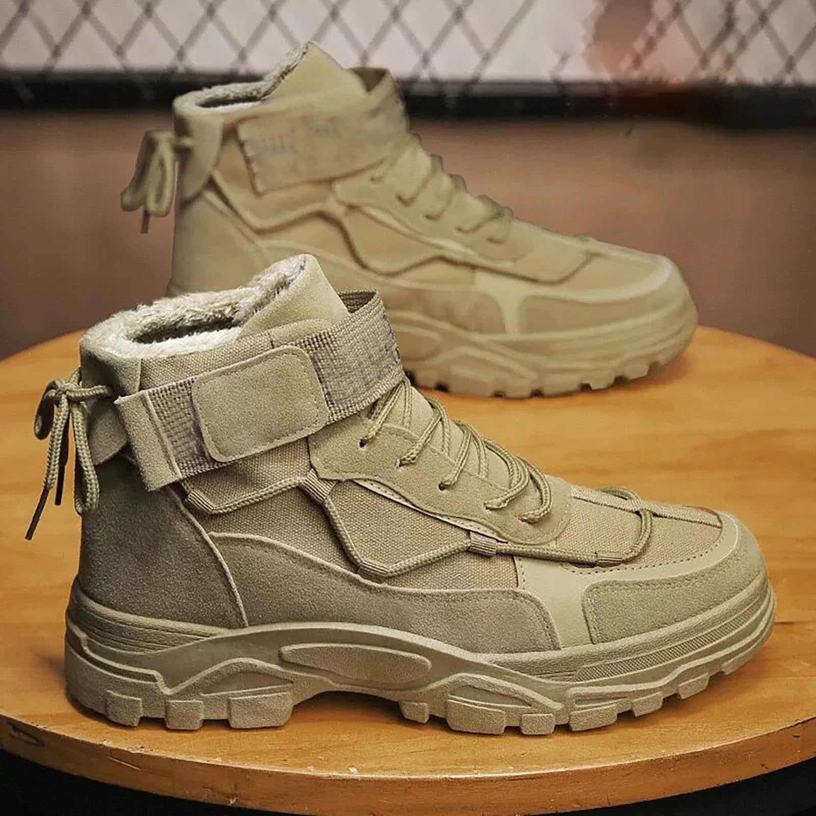 Botas cortas para hombre al aire libre zapatos de senderismo antideslizantes zapatos de trekking impermeables zapatos de montaña zapatos de ocio deporte botines transpirables zapatillas altas