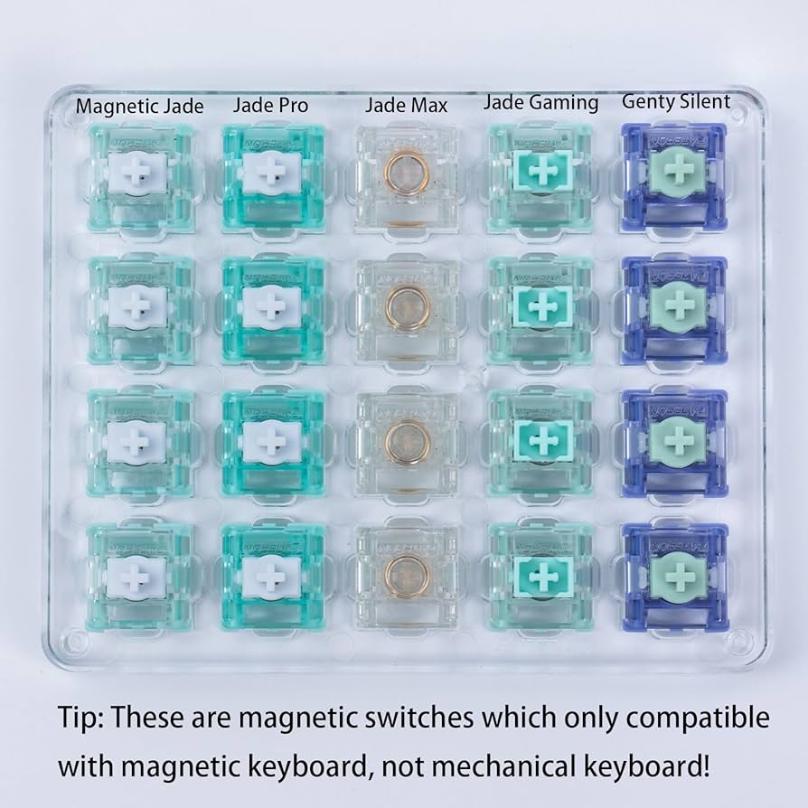 キーボード GATERON Magnetic Switch Max (70PCS) Amazon.com: GATERON Magnetic Jade Keyboard Switches, Linear