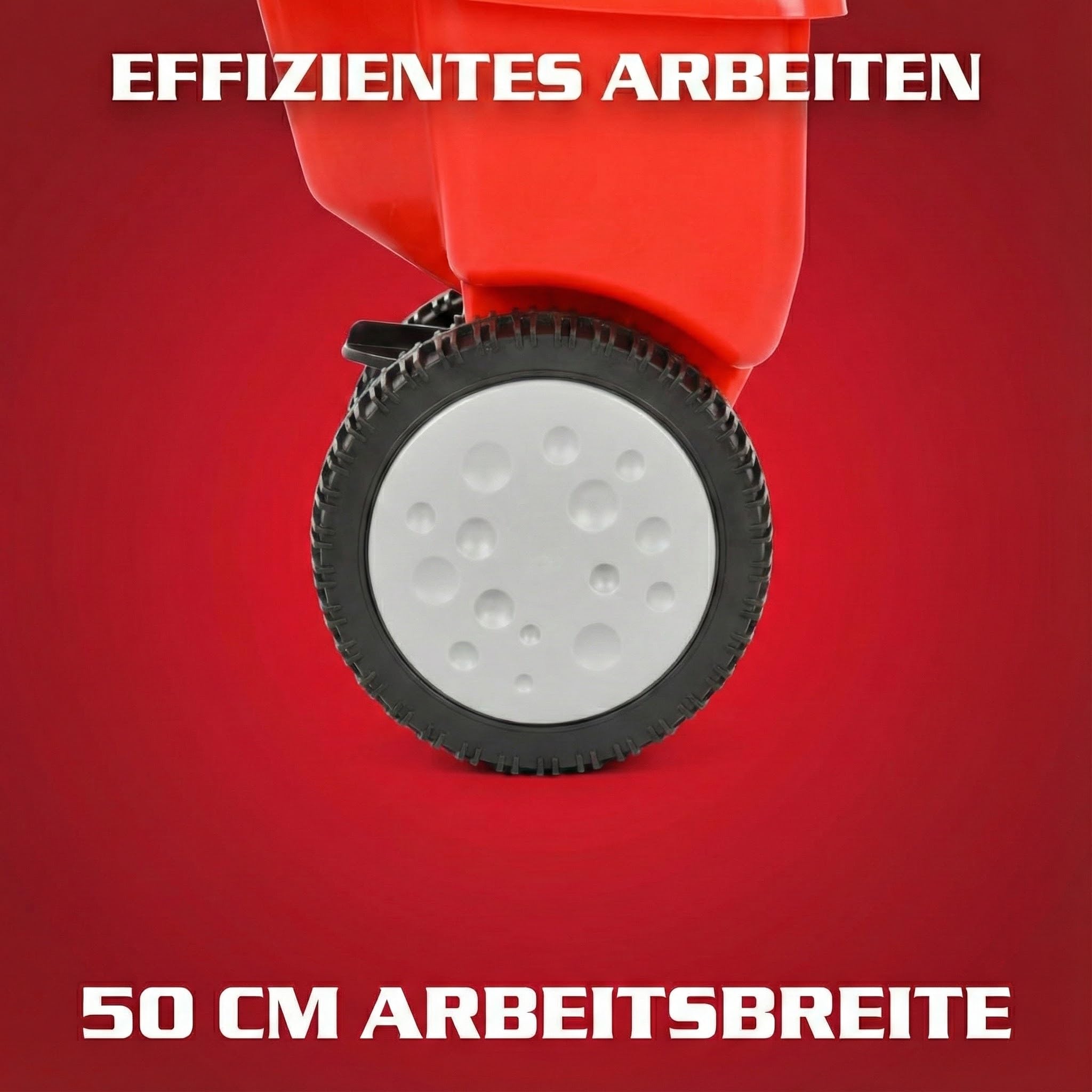 HECHT Épandeur universel 220 pour engrais et sel (avec une capacité d'environ 20 l, largeur de travail d'environ 50 cm)