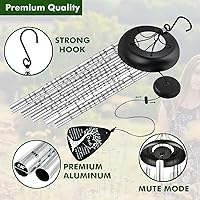 Vista 5 de Regalos de duelo conmemorativos de simpatía para la pérdida de papá, padre, Campanas de viento conmemorativas de simpatía para la pérdida de padre