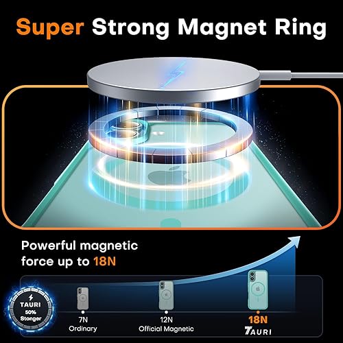 Miniatura 158 de TAURI Funda 3 en 1 para iPhone 13 Pro, [no amarilla] con 2 protectores de pantalla, funda delgada a prueba de golpes para iPhone 13 Pro, color negro