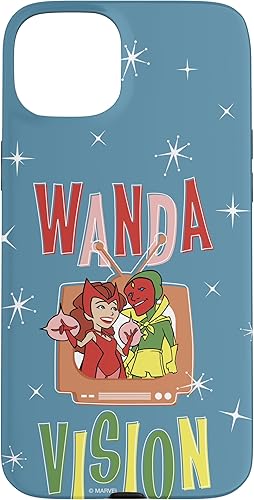 Vista 16 de Funda para TV retro WandaVision Wanda & Vision para iPhone 13 Marvel