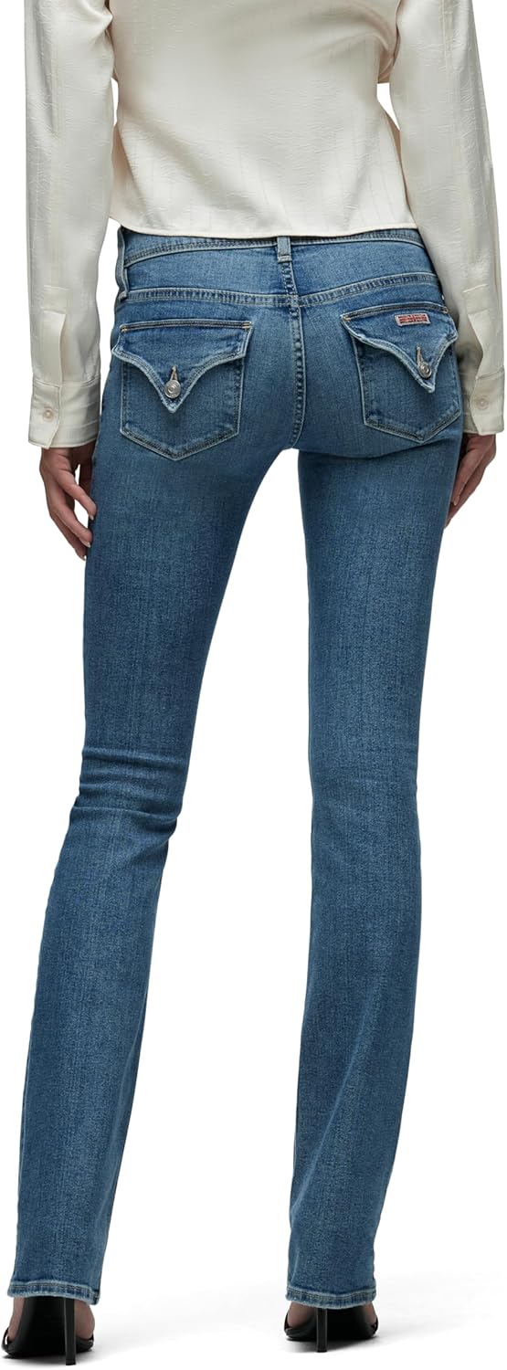 HUDSON Women's Beth Baby Bootcut Jean with Back Flap Pockets - Image 4
