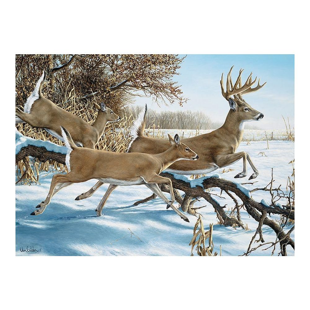 Cobble Hill 1000-Piece Puzzle - 'Breaking Cover', Includes Poster, Made In USA - View #7
