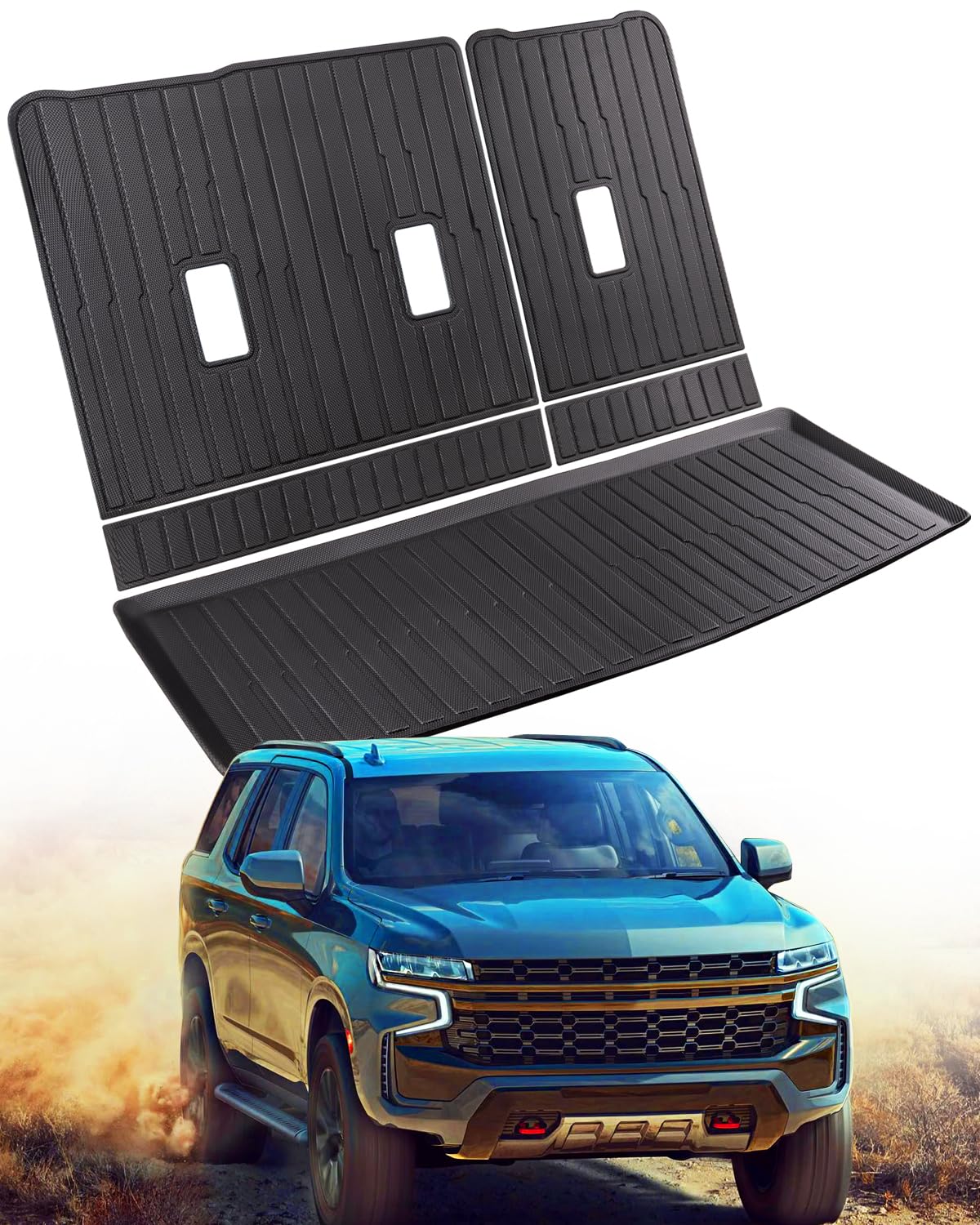 Liner Master® Backrest Mat & Cargo Liner for Chevy Tahoe 2021-2024| for GMC Yukon 2022-2024(Excluding XL)