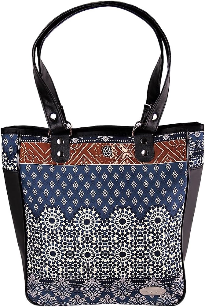 Reikya Handlebar Bag, Unisex, Reikya, Blue/Brown