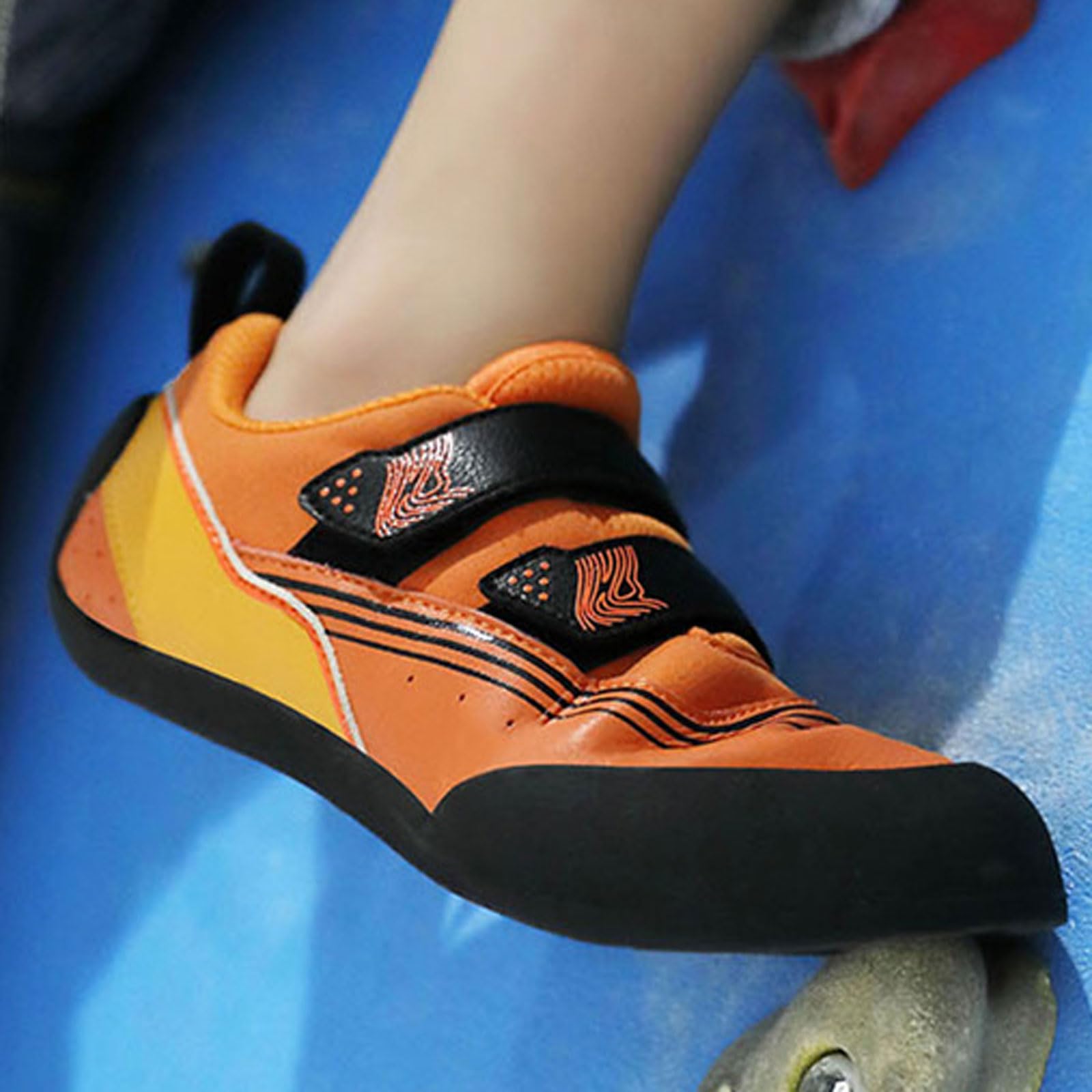 Scarpette arrampicata,Scarpette da arrampicata uomo donna per adulti,Scarpette professionali da arrampicata,Scarpette da arrampicata compatte,Traspirabilità,Aderenza,Per indoor alla scoperta