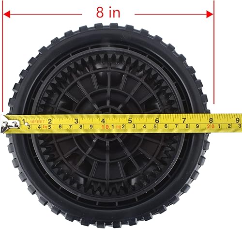 Miniatura 2 de Reemplazo de montaje de rueda de cortacésped de 8 pulgadas para MTD 634-05039 para Troy-Bilt Cub-Cadet Craftsman Bolens Remington Ryobi Yardman Yard