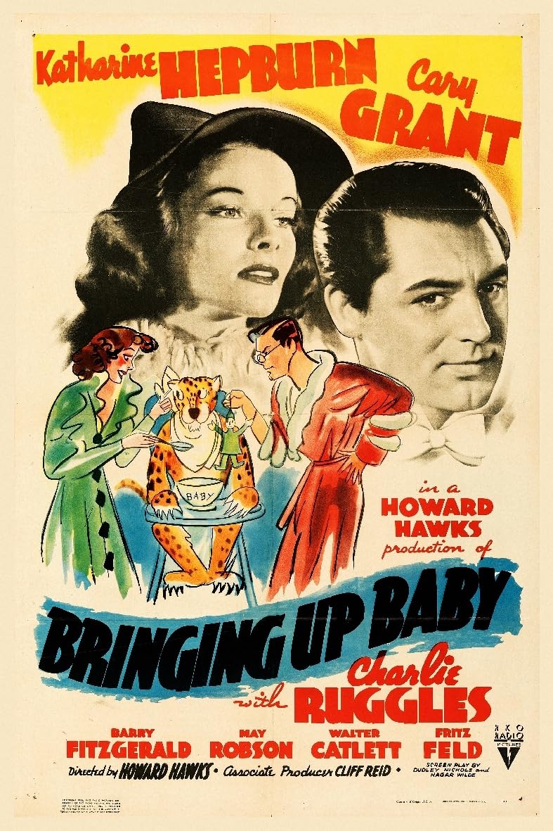 Affiche Cinéma "Bringing Up Baby" - Poster HQ 60x90cm, Neuf Sous Film