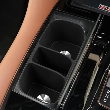 Cup Holder Mat for Alphard/Vellfire 40 Series Black