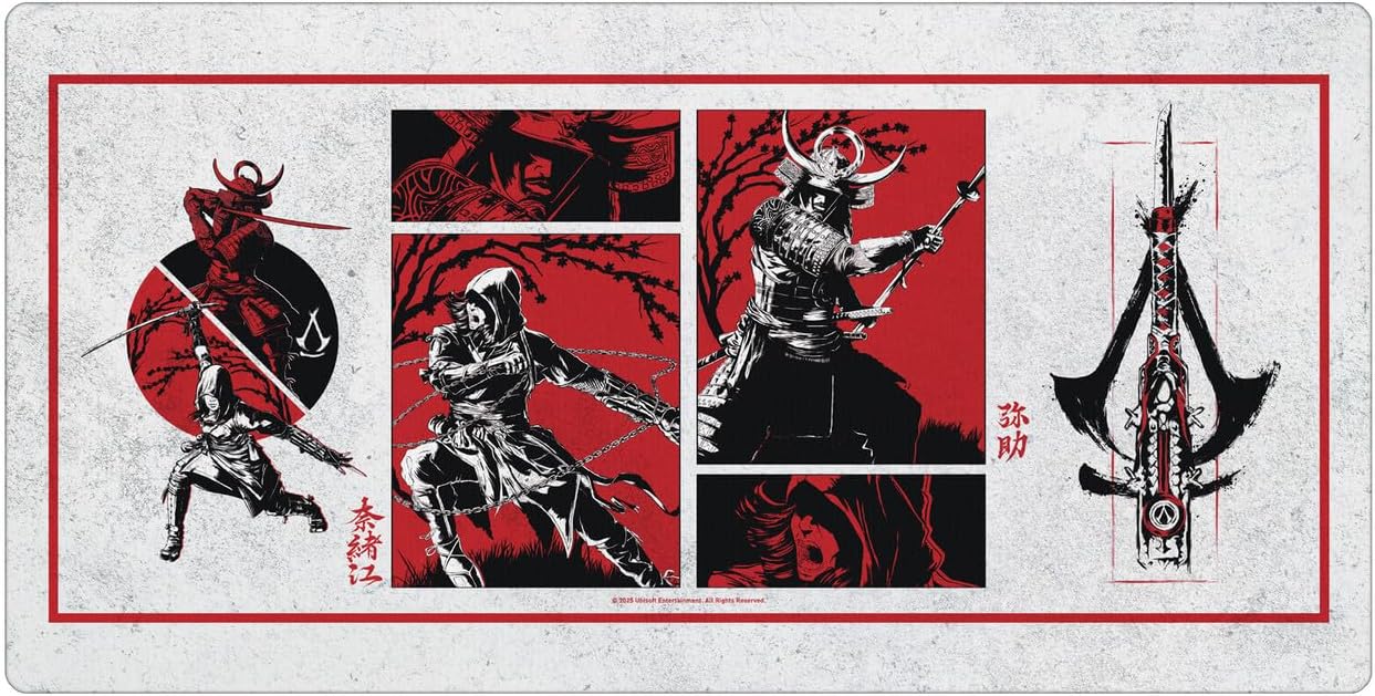 Head Case Designs Officially Licensed Assassin's Creed Character Art Shadows Graphics 23.62 x 11.81 x 0.12 inches (600 x 300 mm) - L Gaming Office Desk PC Keyboard Mouse Mat Pad - Image 2