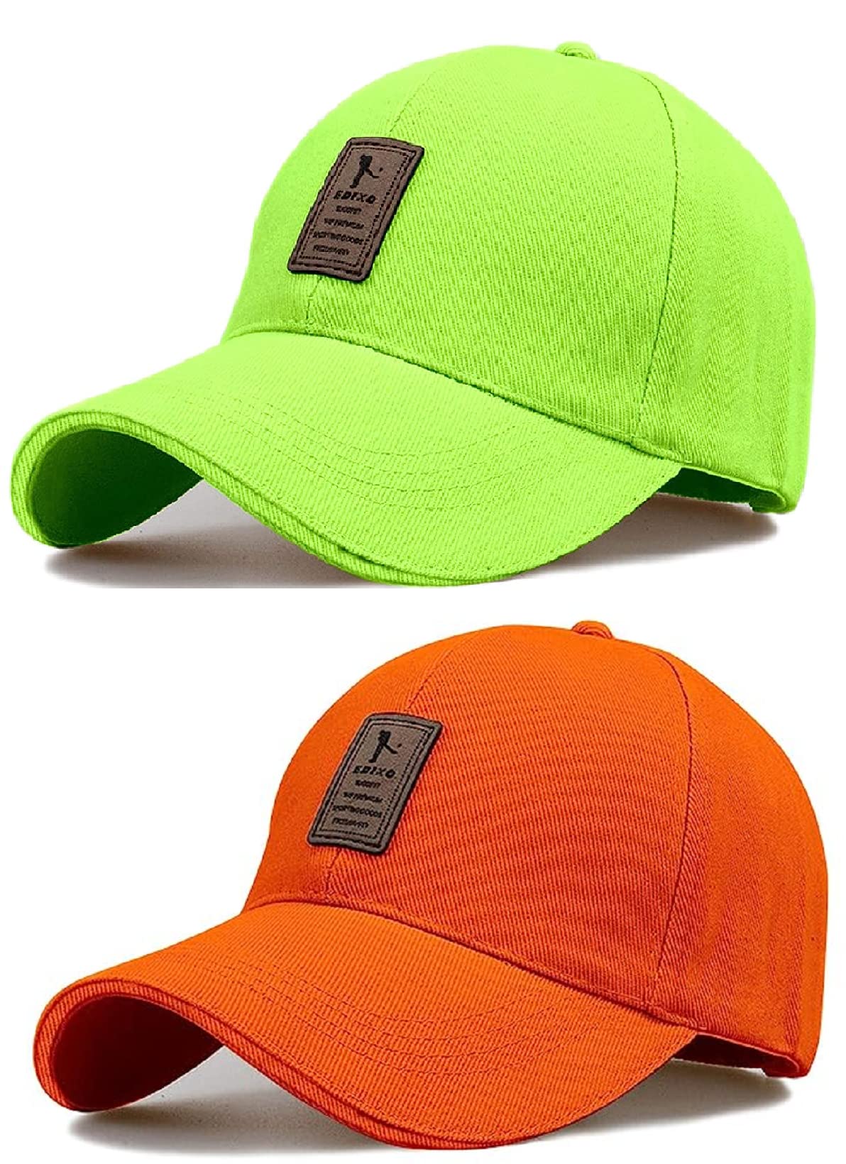 SELLORIA Brand Soft Cotton Adjustable Unisex Cap Quick Drying Sun Hat Protection for Men and Women (Freesize) Baseball Caps (Pack of 2)-picture-46