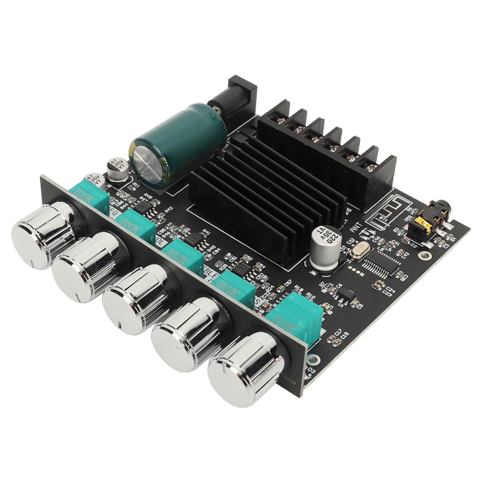 Placa Amplificadora Bluetooth de 2.1 Canales, 50W+50W+100W con