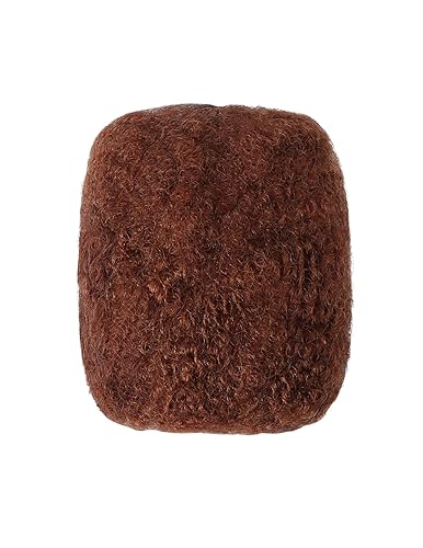 Curly Que Locs - Cabello afro rizado a granel para extensiones de rastas, extensiones de reparación, trenzado, cabello de ganchillo para mujeres