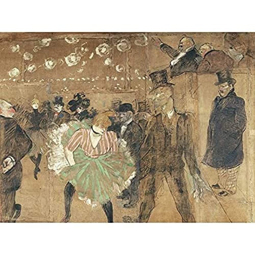 Toulouse-Lautrec Goulue Paris Theatre Painting Unframed Wall Art Print Poster Home Decor Premium